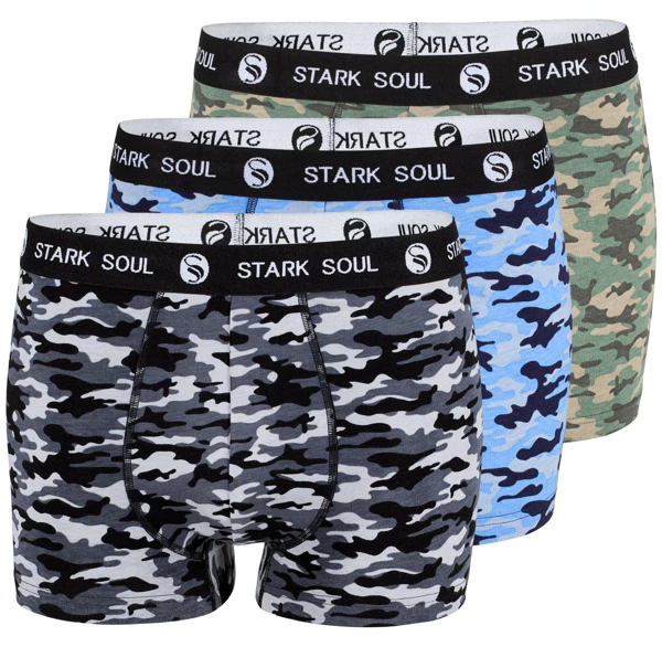 Boxer Stark Soul pour homme en coton camouflage