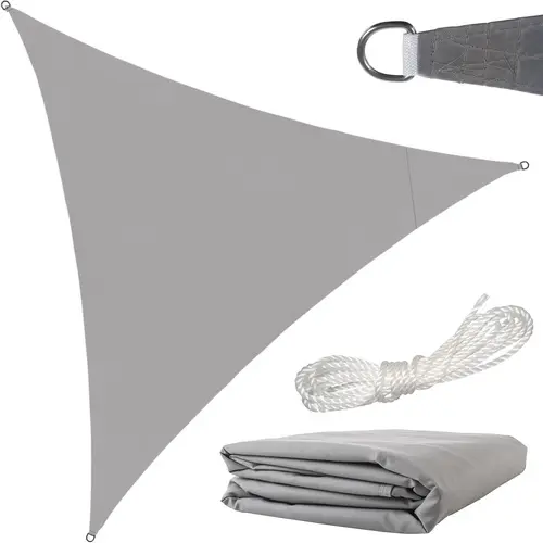 Voile d’ombrage 3 x 3 x 3 m gris – Gardlov 23147
