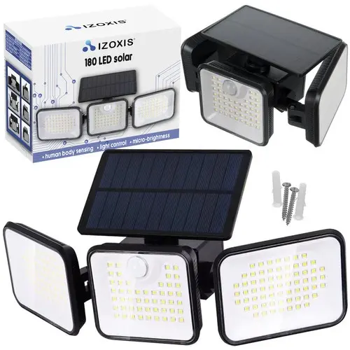 180 LED solar lamp – Izoxis 24889