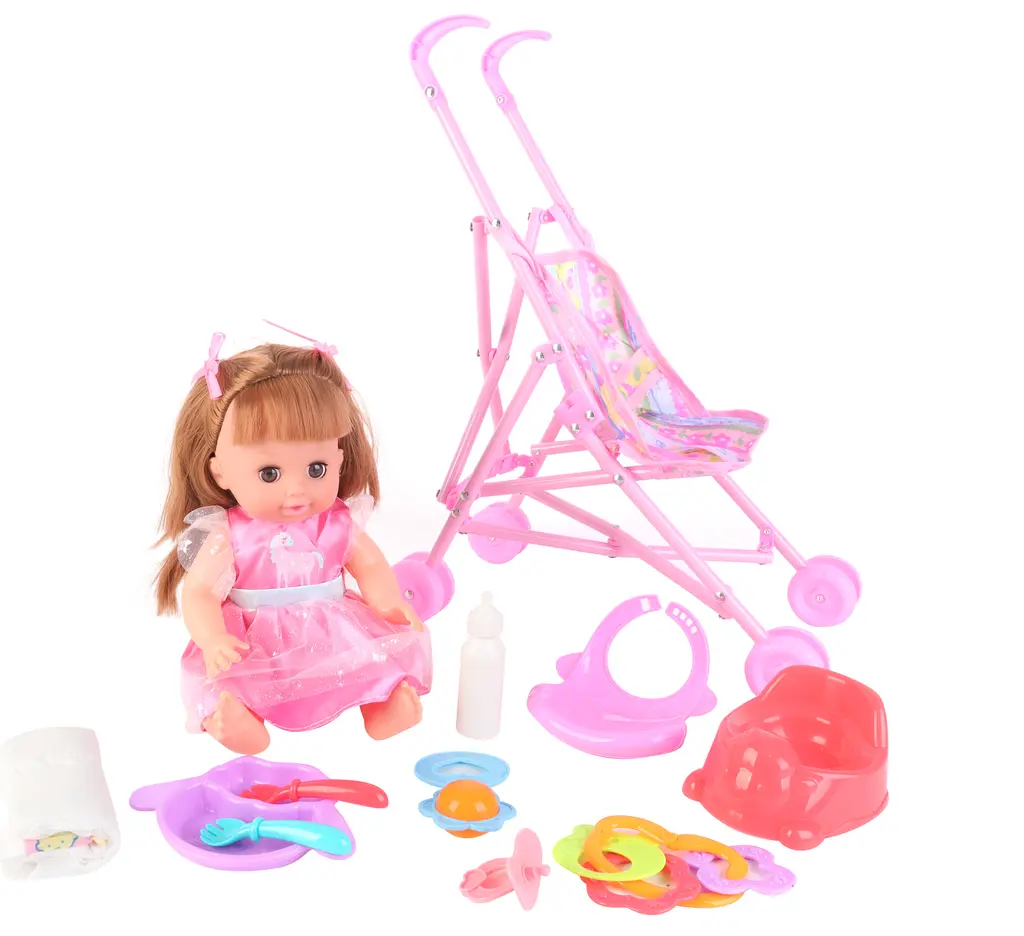 [CJ-4249277] Babydall doll & its stroller