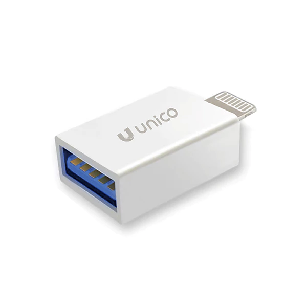 Adaptateur USB vers Lightning blanc