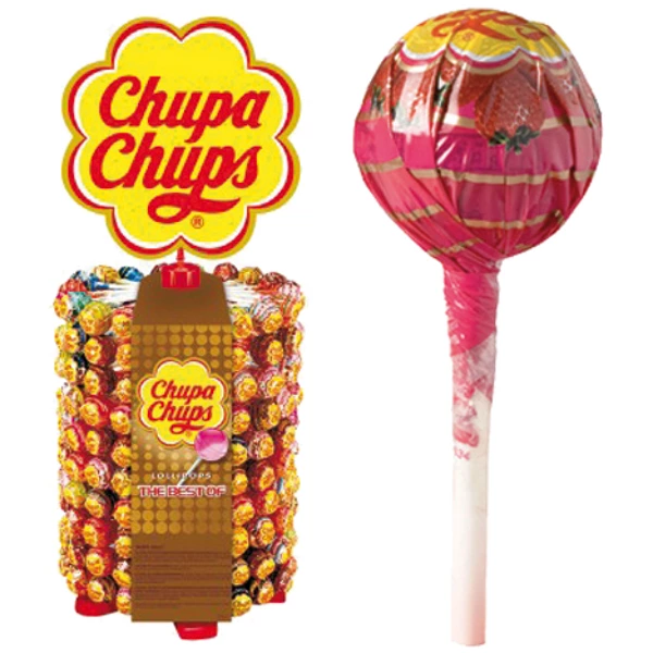 Chupa Chups display 200 assorted pieces