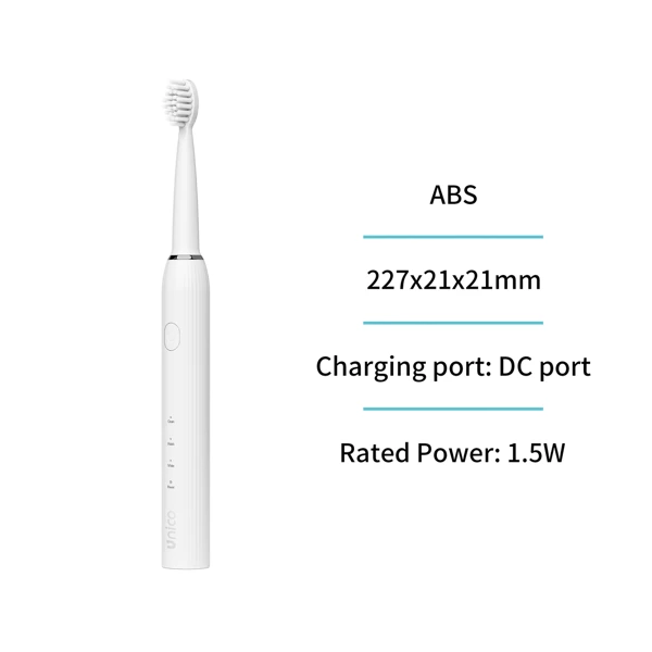 Brosse à dents électrique blanche