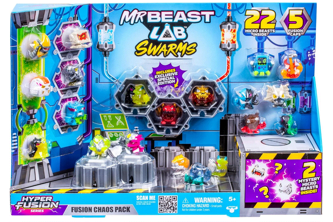 [X004WUJAOH] MrBeast Lab Swarms S3 Fusion Chaos Pack