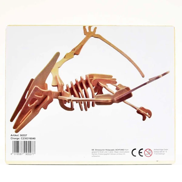 Pteranodon dinosaur wooden puzzle