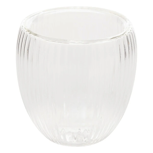 Tasse espresso verre strié 12 cl