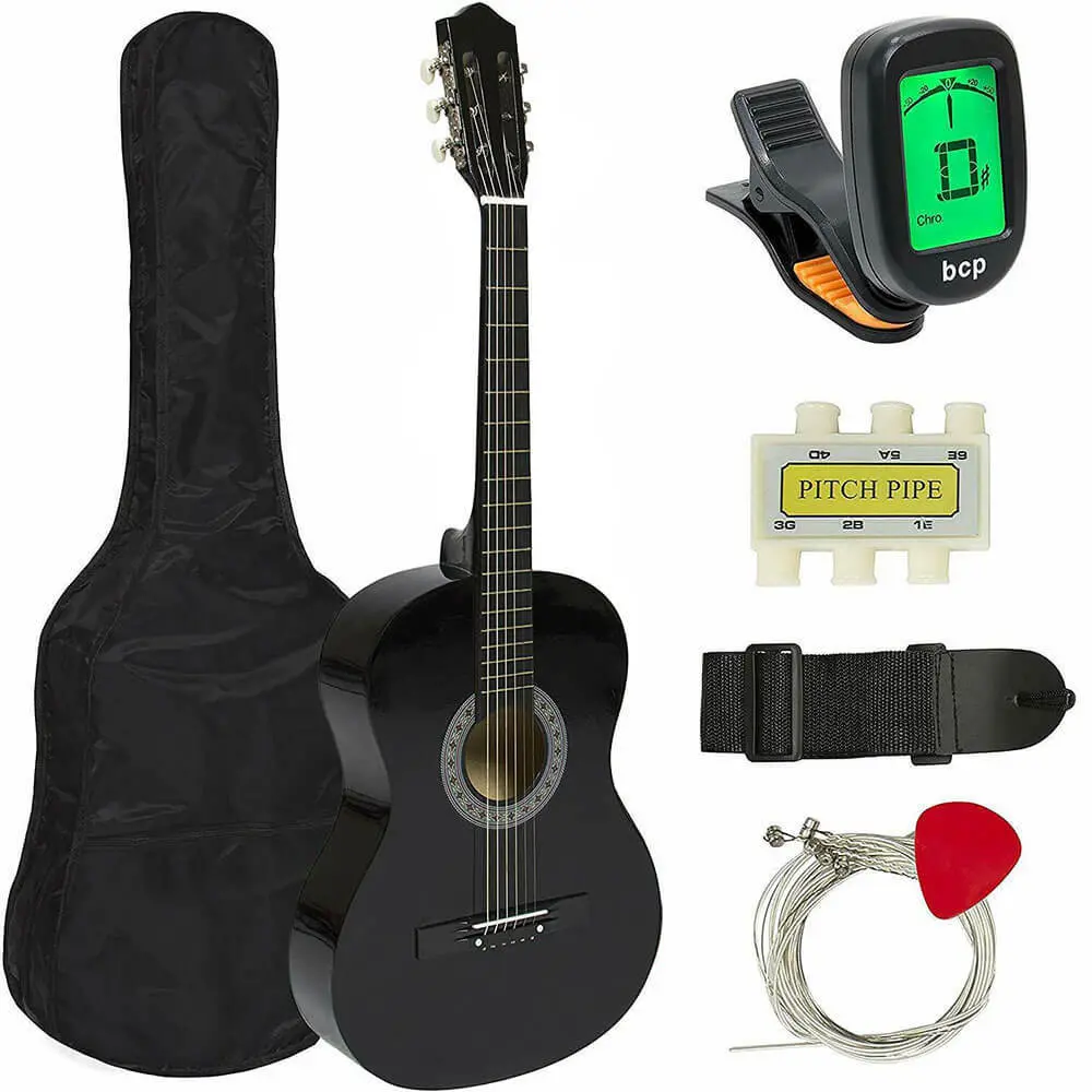 Ensemble de guitare acoustique pour débutants