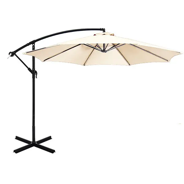 Parasol suspendu 2,7 m crème