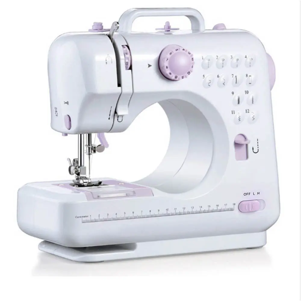 Mini sewing machine with accessories