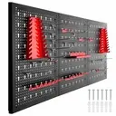 [HOP1001503 ZEN54] Panneau porte-outils mural en métal avec crochets