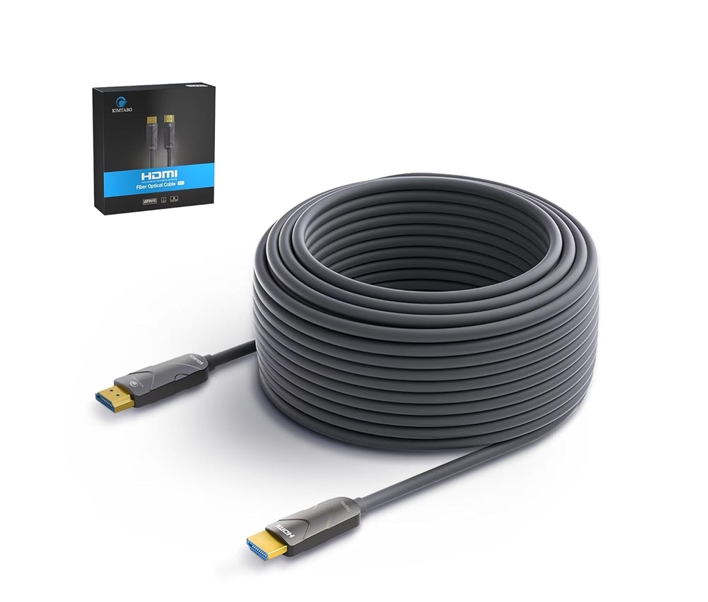 Câble HDMI Fibre Optique 30 m 4K 60 Hz Ultra Haute Vitesse - 18 Gbps
