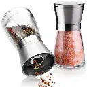 [259608] Glass salt and pepper mill