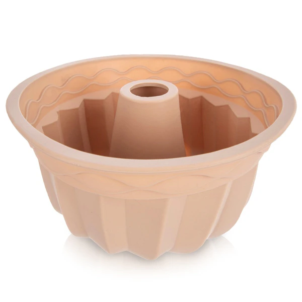 Silicone cake mold with chimney