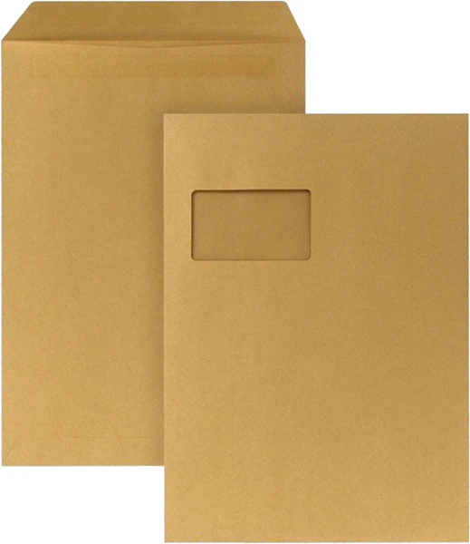 Enveloppe marron DIN C4