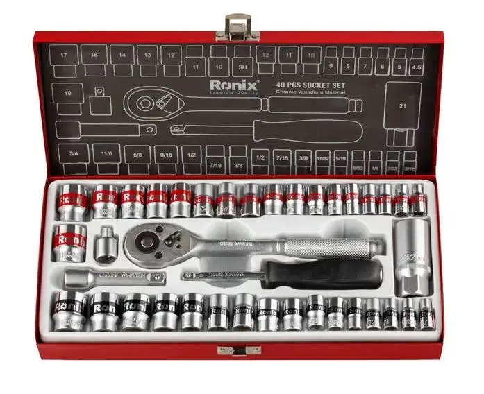 [RH-2641] RONIX  Jeu de douilles (40 pièces) RH-2641