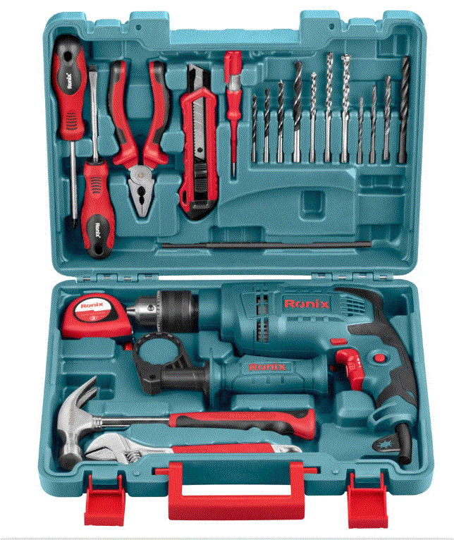 [RS-0001] RONIX RS-0001 650W DRILL & 20V ACCESSORIES SET