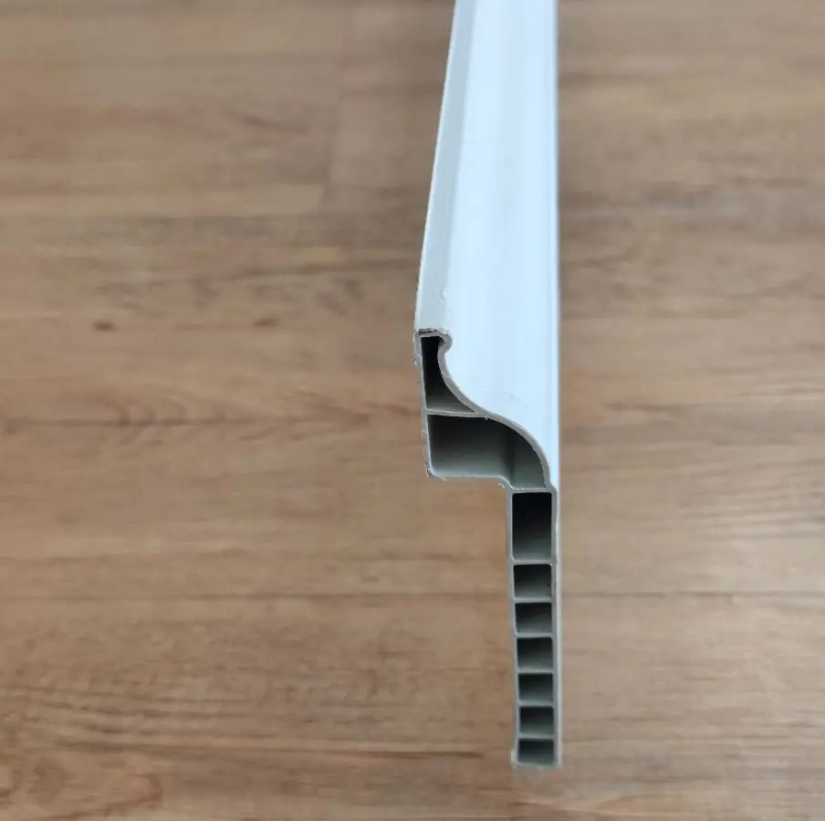 SPC WHITE SKIRTING BOARD 2400*120mm*24