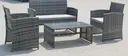 [SFS024] Tropique garden furniture in gray resin