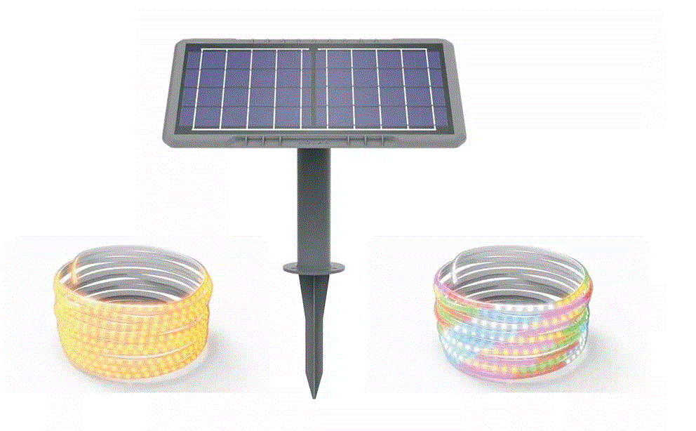 [MJ-SM200RGB] Solar Strip LED 20M RGB (Rouge-Vert-Bleu) 