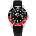 [7013-98] Montre aviateur, Noir ou Rouge/Noir. (Cadran Rouge/Noir)