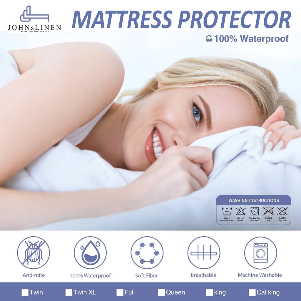 Protege matelas Waterproof anti-acarien et respirant 30cm
