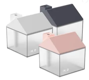 USB Home Pink 3-in-1 Humidifier-Diffuser (Blanc)