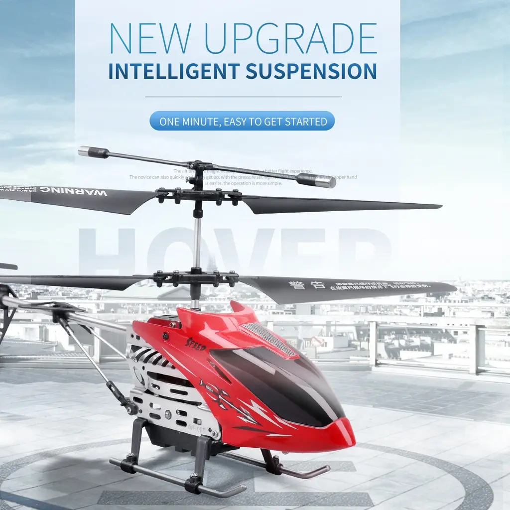 [ROUGE H65-B] VELOCITY HELICOPTERE ROUGE/BLEU/VERT (Rouge)