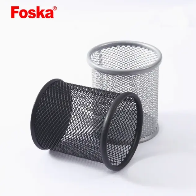 [STA0049-HY6802] POT A CRAYONS METALIQUE FOSKA