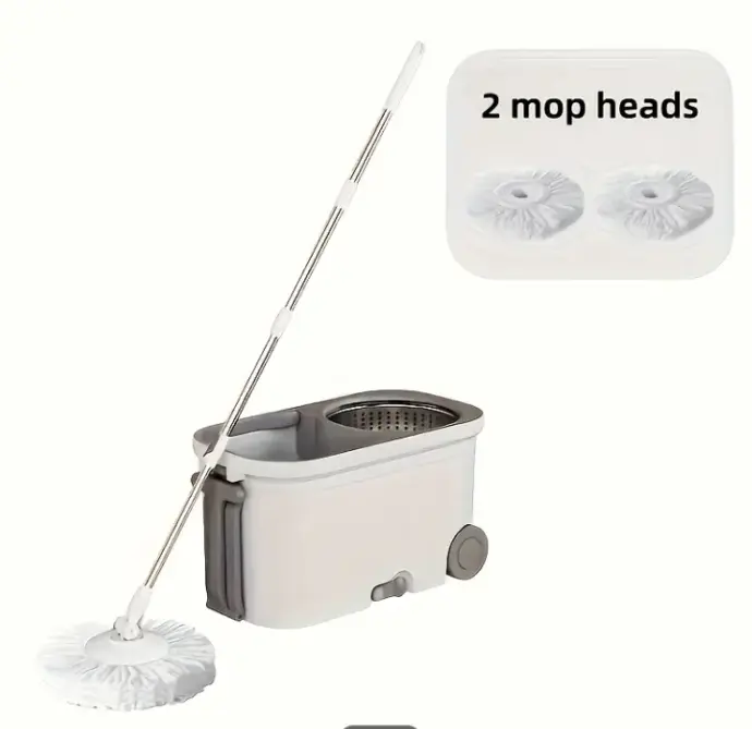 360 ° MOP microfiber (2pcs) & bucket