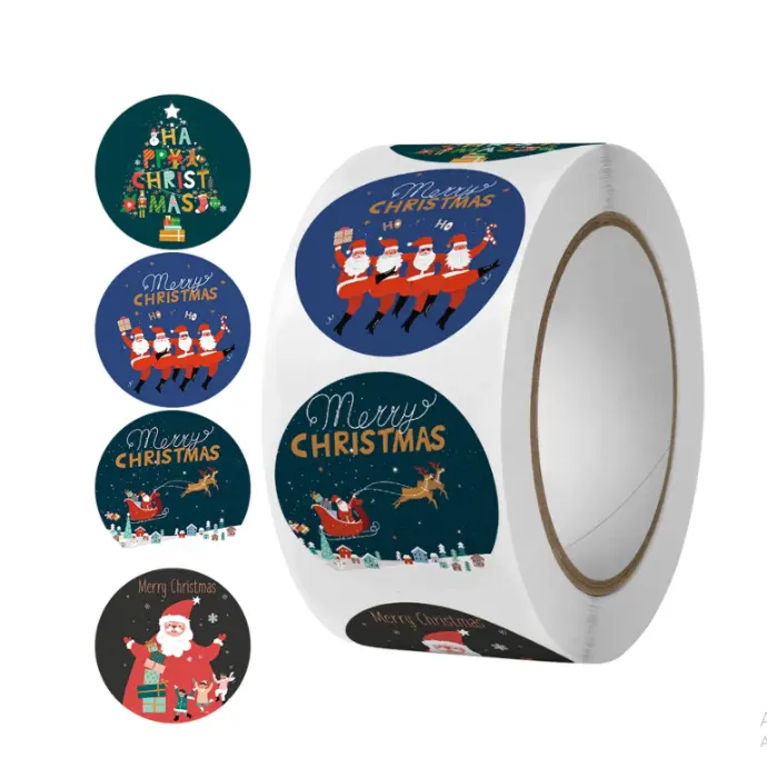 [KB0007-NOEL] CHRISTMAS STICKERS (25mm * 500PCS)