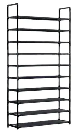 [87094.0 ZT] Etagere à chaussures XXL - 10 niveaux - 86x28x175 