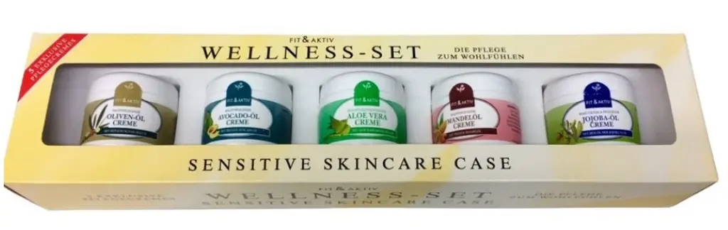 [350400 ZT] 5-piece wellness cream set.