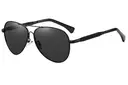 [N-11-JM0032] (11 - JM0032) Lunettes soleil Pilote en métal. Verres polarisés Cat.3. CE (Noir)