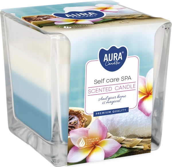 [snk80-363] TRIKOLOR SPA SCENTED CANDLE, /GLASS