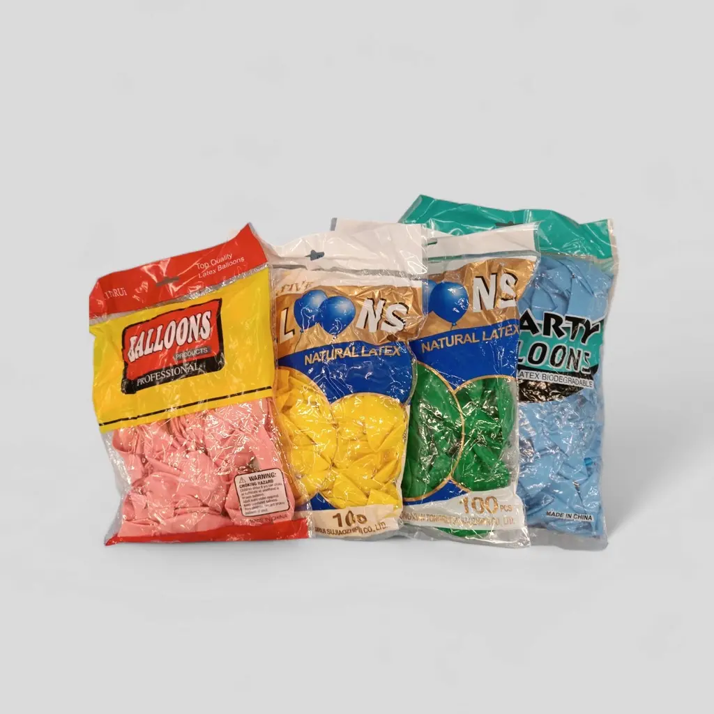 100 Single-color balloons
