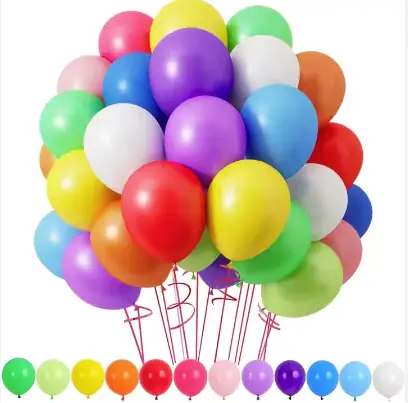 [BALLAEC] 100 Rainbow Balloons