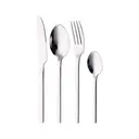 [LDS-E16] 16 Contemporary stainless steel covers with straight and pure lines.