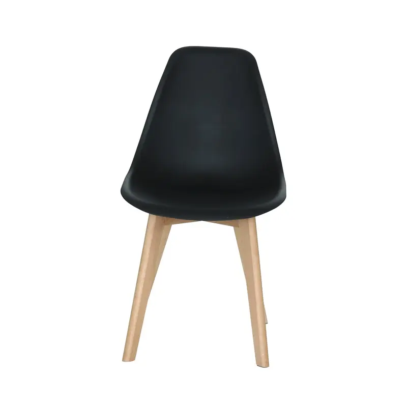 [CHS-DLC-P003-NOIR] 2x GOURMET CHAIR - BLACK SHELL