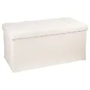 [140091A] Beige lysandre double foldable pouf