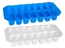 [37587] Ice cube tray 14 ice cubes, colors 2 times assorted