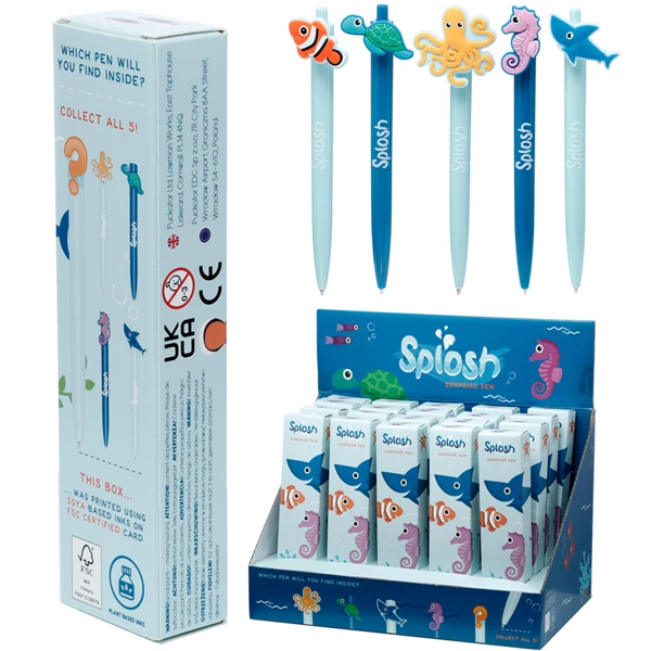 Stylo surprise de la vie marine