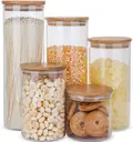 [5pcs glass jar] 5PACK GLASS JAR - 5 boîtes hermétiques.