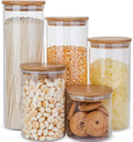 [5pcs glass jar] 5Pack Glass Jar - 5 airtight boxes.