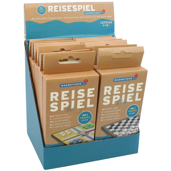 REISE SPIEL Travel game, magnetic, 4 times assorted