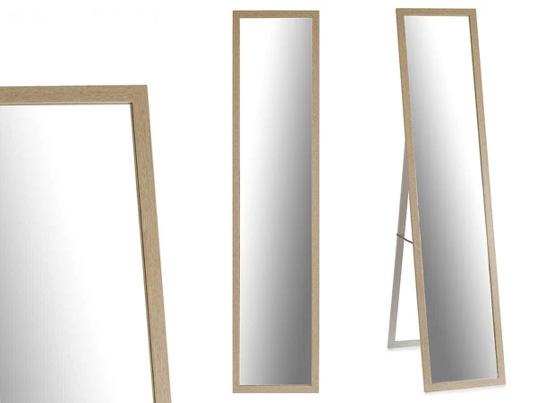 [57034] Standing mirror 30 x 120 cm natural wood