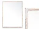 [65409] Wall mirror wooden frame 65 x 85 cm natural
