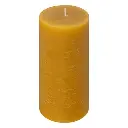 [103114B] Round candle olia yellow 6.8x14, mustard
