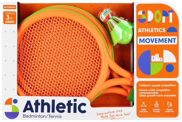 [553059] Athletic Move Badminton/Tennis Raquettes de plage + accessoires 39x26x5 