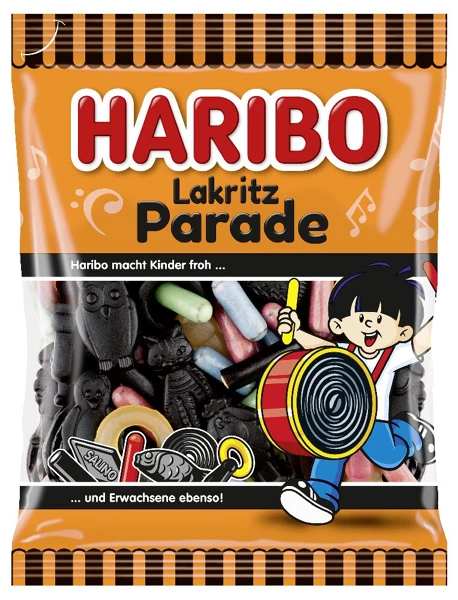 [8792782] Haribo liquorice parade, 175g bag