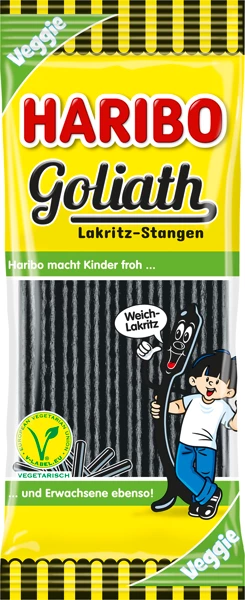 Haribo Batonnets de réglisse Goliath, sachet de 12